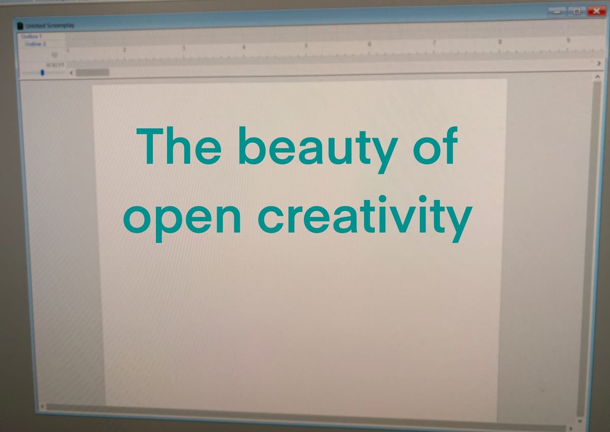 Embracing that blank page